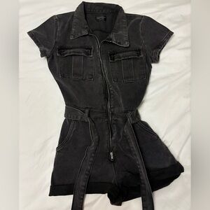Whitefox Black Playsuit